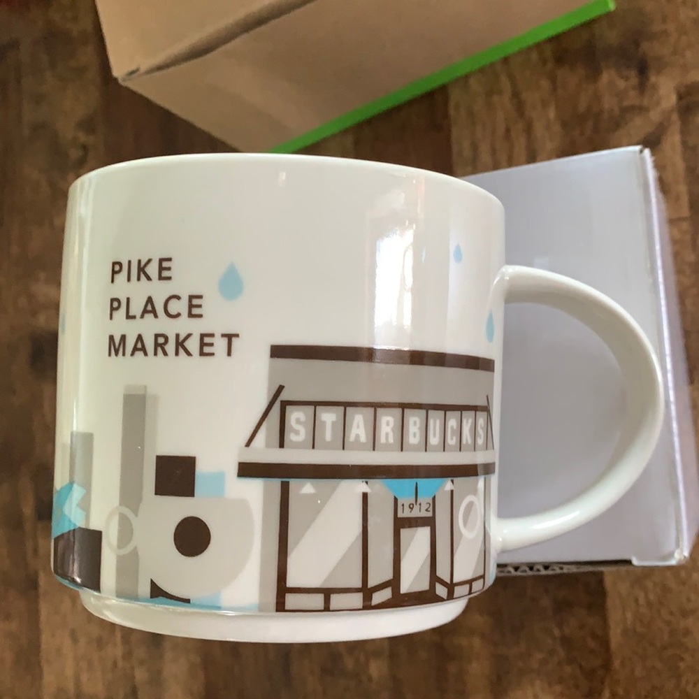 New Starbucks pike place market mug. You are here collection